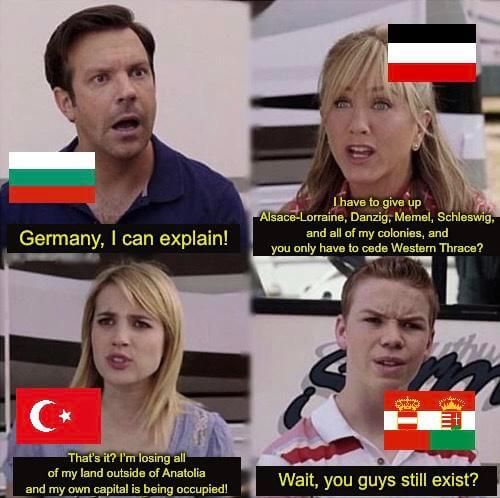 WWI memes, Central Powers at the end of WWI 