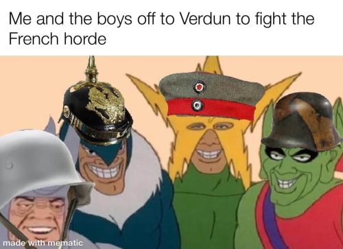 WWI memes Verdun battle