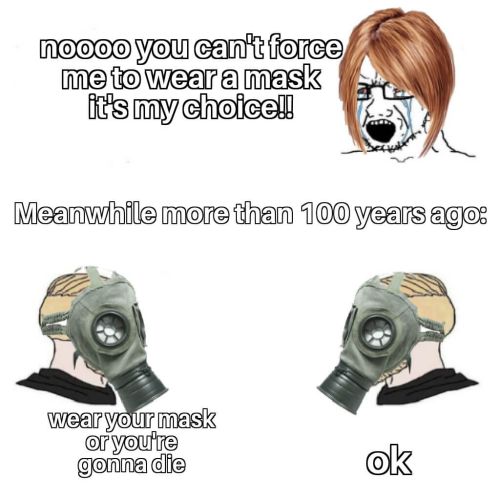 WWI memes gas mask