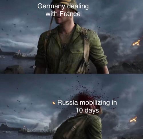 WWI memes, Russia joins the war