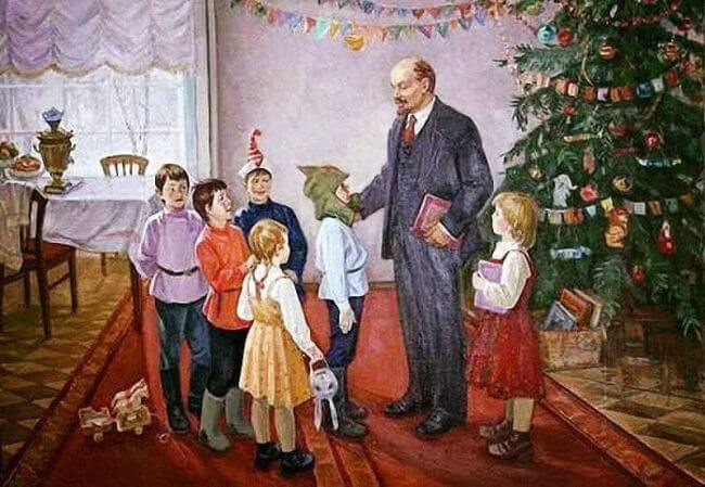 Lenin memes - Santa Claus communist version