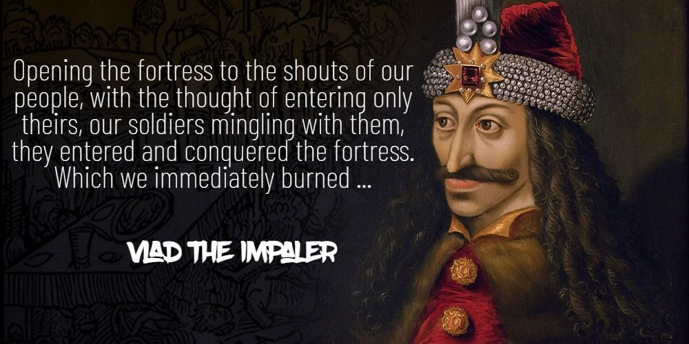 Vlad the Impaler quote about the turks