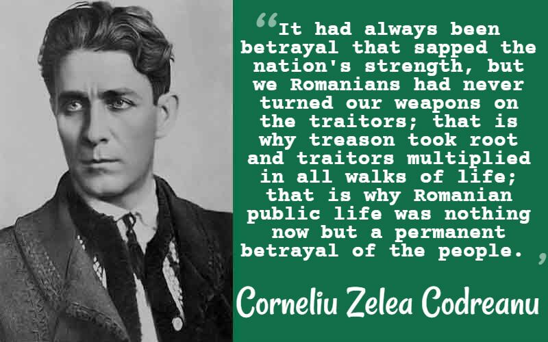 Corneliu Zelea Codreanu about traitors