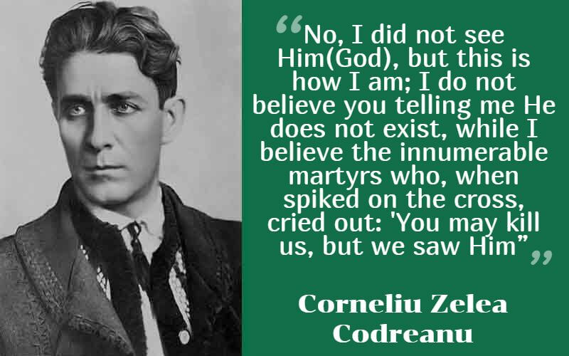 Corneliu Zelea Codreanu about God