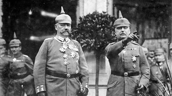 Paul von Hindenburg and Erich Ludendorff