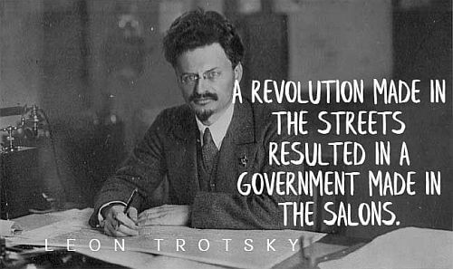 A revolution made in the streets resulted in a government made in the salons