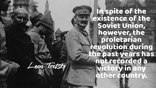 Leon Trotsky Soviet Union Quotes