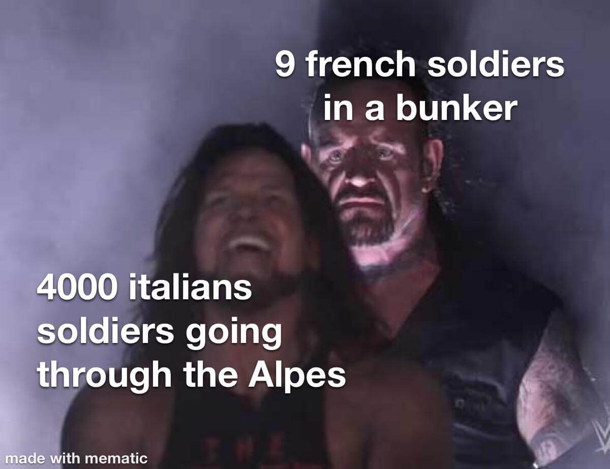 italians vs maginot line